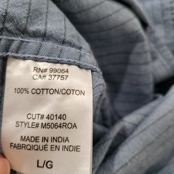 Billabong Men's Long Sleeve Button Up Shirt SZ L - Picture 6 of 7